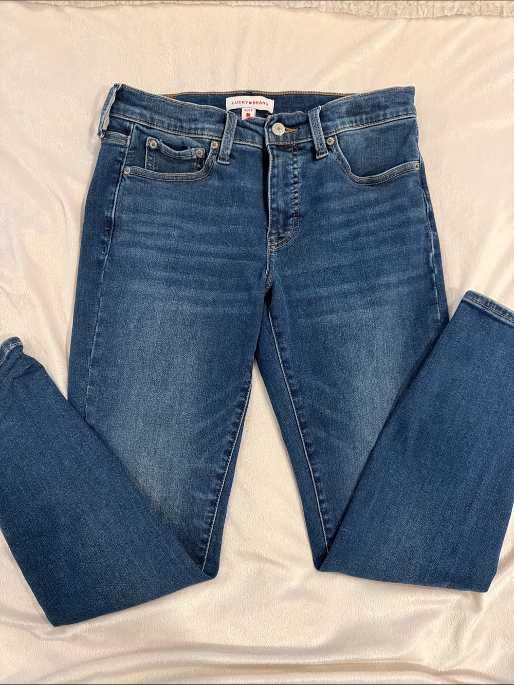 Lucky Brand AVA Women's Dark Blue Skinny mid rise Jeans 8/29R